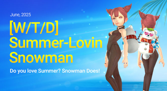 Summer-Lovin Snowman WTD